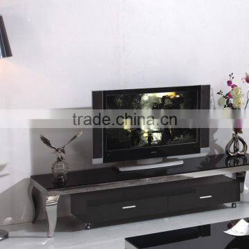 CT8017 new design metal new model modern tv stand showcase