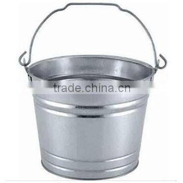 Galvanized Household Metal Garden Bucket With Handle photo-2