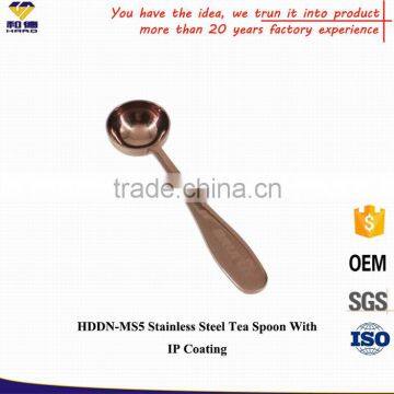 OEM and ODM 2 ML Beautiful Long Handle Tea Spoon Metal photo-4