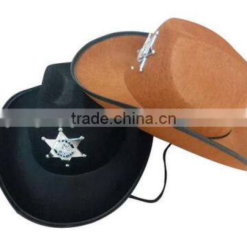 China Cheap Blue Orange Custom Gentleman Dad Fitted Wool Felt Cowboy Hat Wholesale Print Logo on Sale photo-3