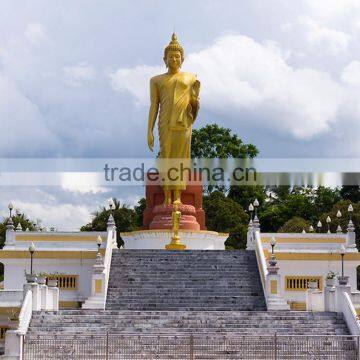 High Quality High Quality Antique Bronze Standing Buddha Statue photo-2