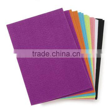 Colored wool felt for craft