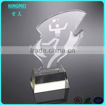 Custom Made Cheap Figure of Buddha Acrylic Crystal 3D Laser Optical Award and Trophy photo-4