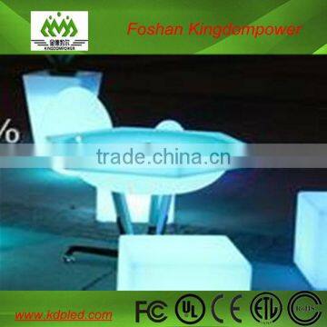 led fashionable bar glowing PE bar table