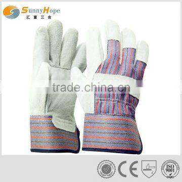 10.5" sales grey leather safety gloves