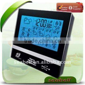 LCD Clock With Weather Station