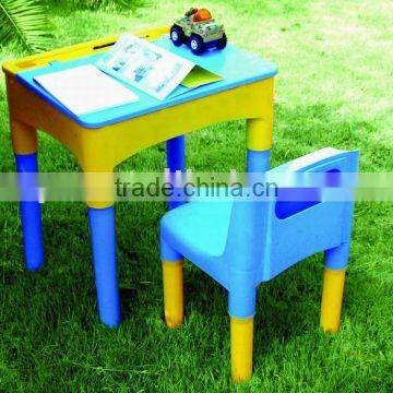 XDT-343+XDY-543 (one set selling) Plastic kid furniture TABLE CHAIR