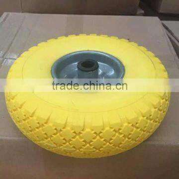 10inch PU Foam Trolley Wheel 3.00-4