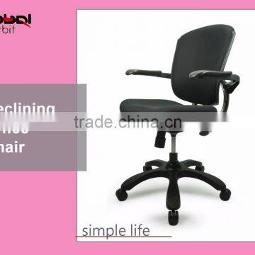 Adjustable Seat Height Office Chair With Five Wheels, Fabric Ergonomic Executive Chair photo-2