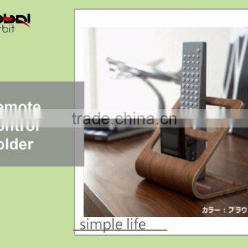 Wooden TV Remote Control Caddy Organizer Mobile Phone Stand TV Remote Control Holder photo-2