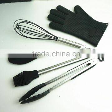 33052 10-pcs Silicone Kitchen Utensil With Stainless Steel Handle photo-4