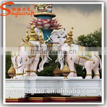 Great Quality of Outdoor Decoration Equioment Life Size Large Fiberglass Animal Statue Molds