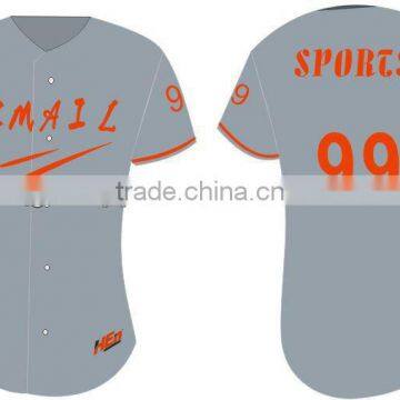 high quality wholesale blank baseball jersey