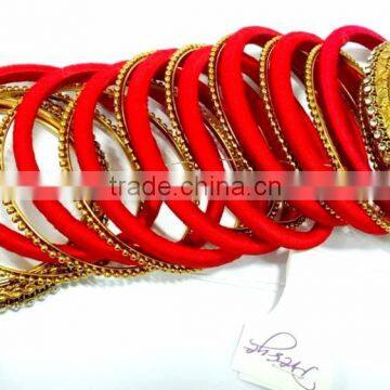 Wholesale Bridal Chura Kangan Bangles, Fancy Indian Bangles Factory Direct Price,Handmade Indian Bridal Jewelry photo-6