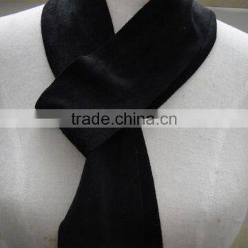 The Latest Italy Designer Hot Lady Men Black Braided Velvet Scarf photo-5