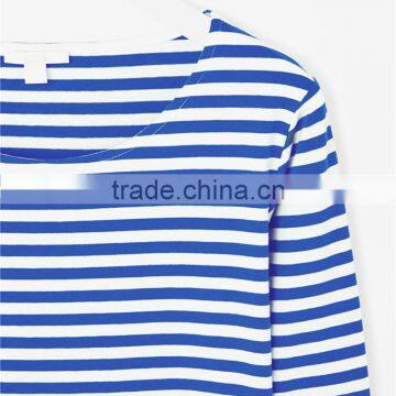 100% Linen Stripe Design Fashion Blouses Custom t Shirt Turkey photo-3