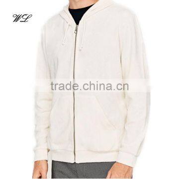 Man's cheap wholesale sweat hoodies gym sports suits jacket opening zippe hoody