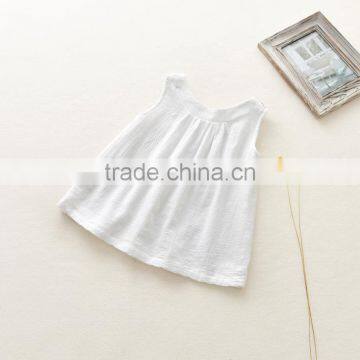 Muslim Fabric Elegant White Dress Hot Selling Products Summer Girl Dresses photo-2