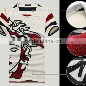 Hot sales New Style China Manufacturer printed brand t-shirt for men