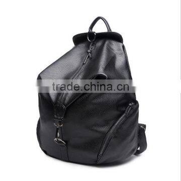High Quality Fashion Design Black Backpack for Lady photo-3