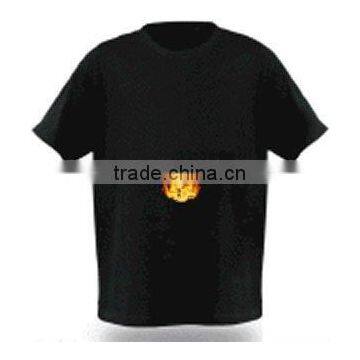 2013 new equalizer sound activated music EL t-shirt