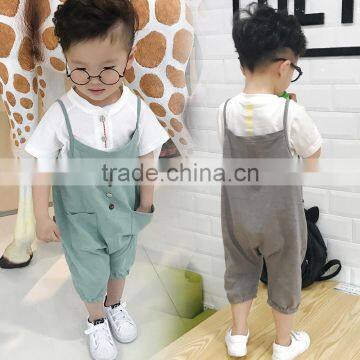 S16953A Fashion Casual Kids Boys Suspender Trousers photo-5
