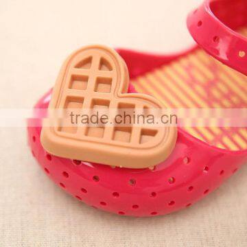 S16865A Wholesale Cheap Waffle Style Kids Jelly Shoes photo-2