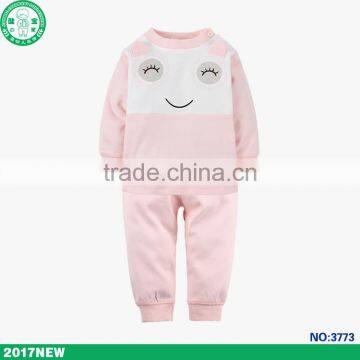 Beautiful Design Custom Printing Full Sleeve 2 Pcs Children Clothes Kids Pajamas photo-3