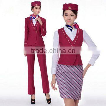 New Design Slim Airline Uniforms Workwears Airline Stewardess Uniforms photo-3