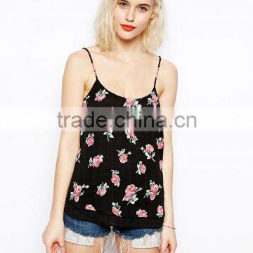 Floral Double Layer Cami