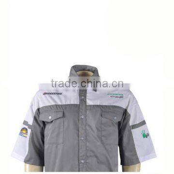 Dry Fit Short Sleeves Mechanic Work Shirts for Men photo-3