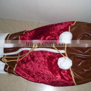 Red/Green Santa Reindeer Felt Christmas Gift Bag photo-3