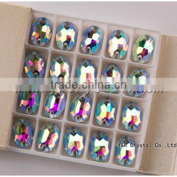 ab Aurora Crystal Beads Sew on Beads for Wedding Dress photo-5