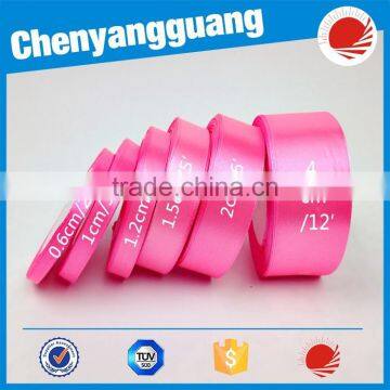 Single Face Printed Tow Color Satin Ribbon With Custom Logo photo-5