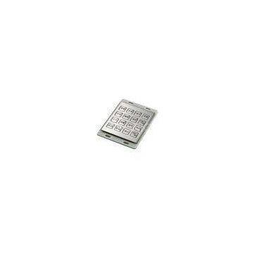16 keys Vandalproof Metal Pinpad for ATM and Kiosk with Interface USB,PS/2 and RS232