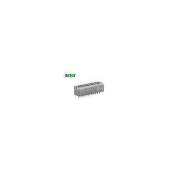 3.81mm Pitch Screwless Terminal block , Electrical terminal Block 2P - 28P 300V 16A