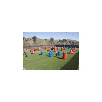Custom High - Strength PVC Tarpaulin Weave String Structure Inflatable Paint Bunker