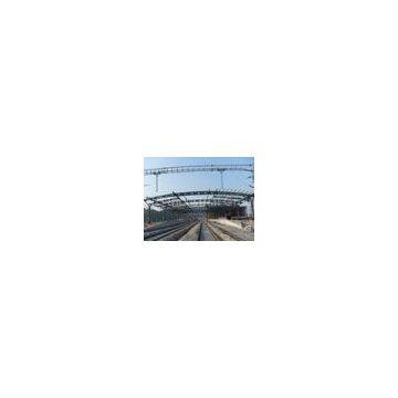 Railway Station Structural Metal Truss Buildings, Rust-proof Painting with 2-4 Layers