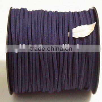 2.5mm Faux Suede leather Cord Bracelet Flat Leather Cord String Jewelry Findings