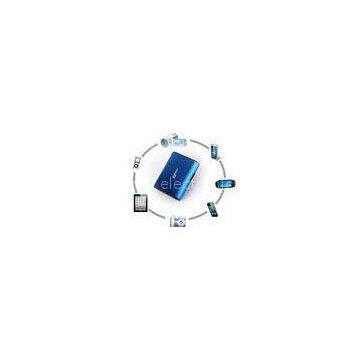 Blue 5200mah Emergency Mobile Power Bank With strong LED lighting