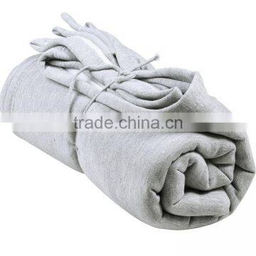 rolled up travel outdoor airline sports blanket stadium blanket sweatshirt throw T/C blanket