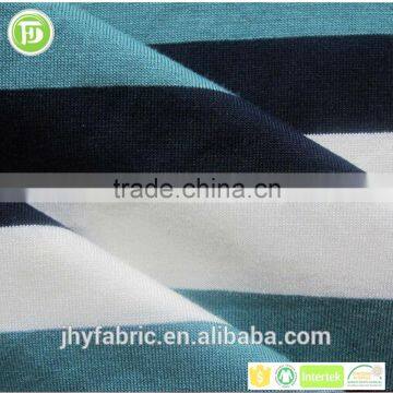 bamboo cotton blended stripe fabric for polo shirts