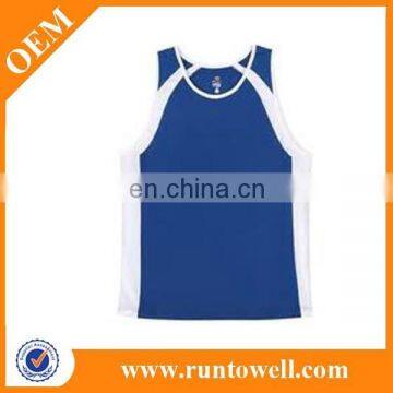 New design dry fit custom running singlet