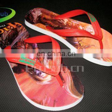 DIY sublimation printable flip flops