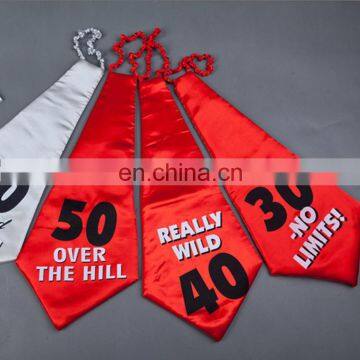 2016 Hot Sale Colorful Big Funny Party Tie Adult Hen Party Silk Tie Carnival Necktie