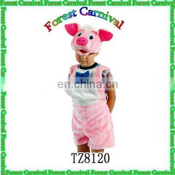 TZ8120 Children Pink Pig Party Animal Costume