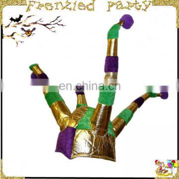 Point Jester Crazy Mardi Gras Hat