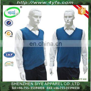 Men's plain pullover sweater durable military sweater 100% wool