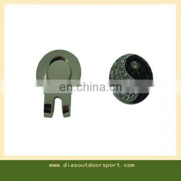 rhinestones golf ball marker and hat clip