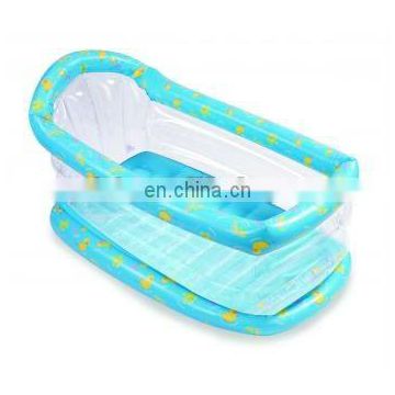 transparent Infant Inflatable baby Bathtub